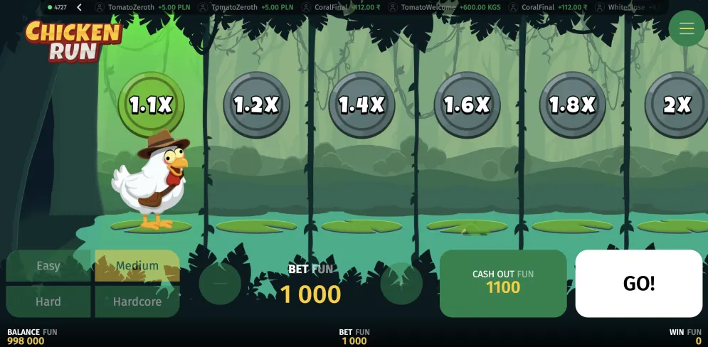 Chicken Run Game